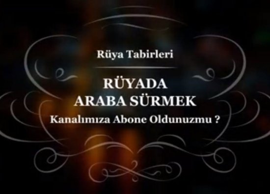 Rüyada Araba Sürmek Ne Anlama Gelir?